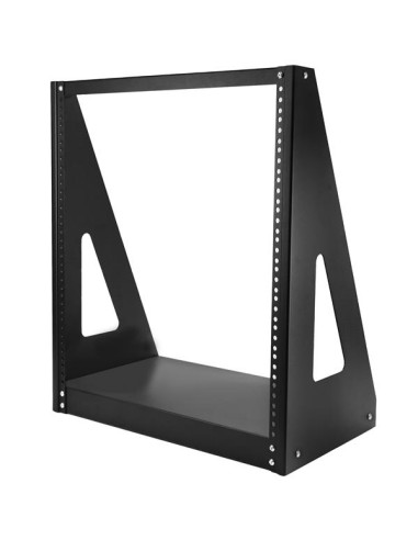 Rack Abierto de 2 Columnas para Servicio Pesado - 12U