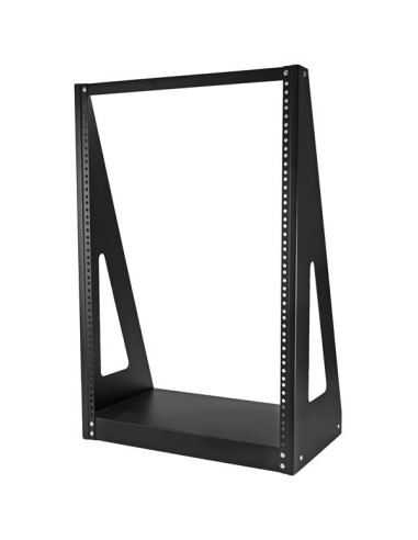 Rack Abierto de 2 Columnas para Servicio Pesado - 16U