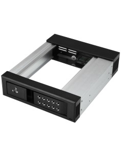 Bahía de Intercambio en Caliente sin Bandeja - de 5,25 Pulgadas a 3,5" - Bahía Removible de Disco Duro para Unidades de 3,5" SAT