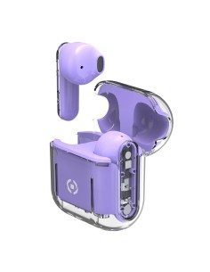 SHEER Auriculares True Wireless Stereo (TWS) Dentro de oído Llamadas/Música Transparente, Violeta