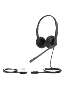 YHS34 Auriculares Alámbrico Diadema Oficina/Centro de llamadas Negro