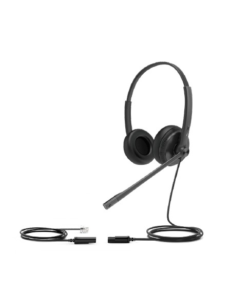 YHS34 Auriculares Alámbrico Diadema Oficina/Centro de llamadas Negro