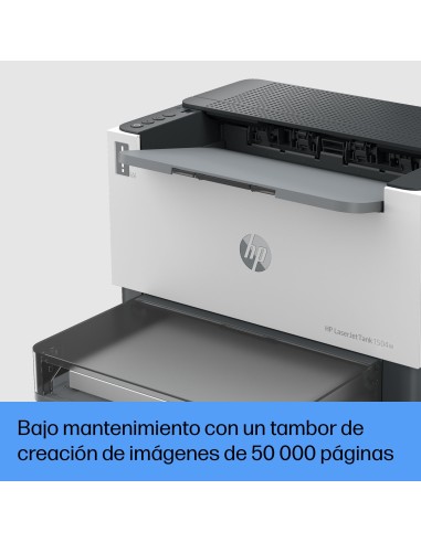 LaserJet Impresora Tank 1504w, Blanco y negro, Impresora para Empresas, Estampado, Tamaño compacto  Energéticamente eficiente  