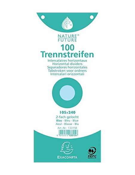 13315B ficha Azul 100 pieza(s)