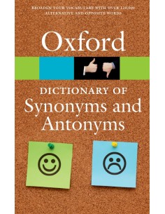 Oxford Dictionary of Synonyms ampAntonyms 3rd Edition