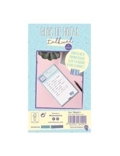 BLOCK DE NOTAS FIN. TALKUAL 9x15,5 NEXT