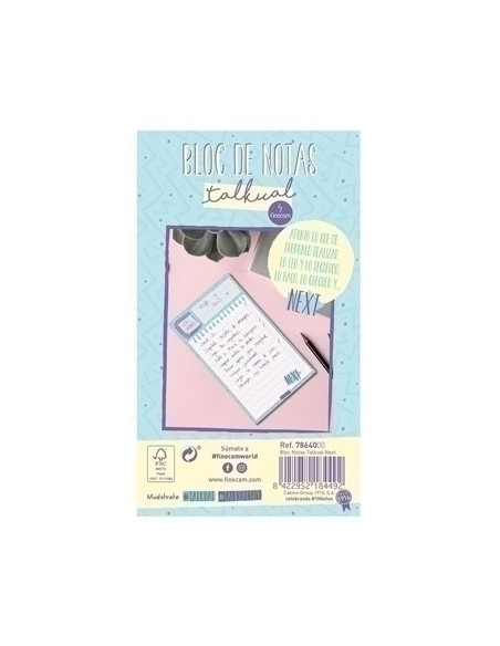 BLOCK DE NOTAS FIN. TALKUAL 9x15,5 NEXT