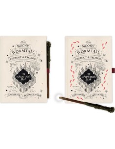 CUADERNO PREMIUM A5 TINTA INVISIBLE HARRY POTTER MERODEADOR