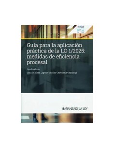 Guia para la aplicacion practica de la LO 12025 medidas de eficiencia procesal
