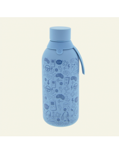 BOTELLA TERMICA JUVENIL 500ML PETROL BLUE PLAY THE GAME