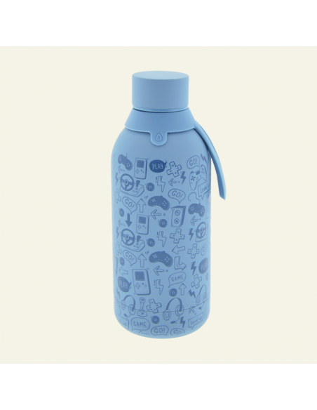 BOTELLA TERMICA JUVENIL 500ML PETROL BLUE PLAY THE GAME