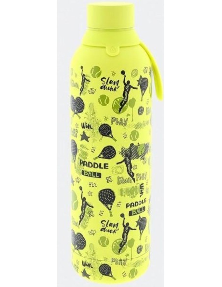 BOTELLA TERMICA JUVENIL 710ML PISTACHO PADDEL