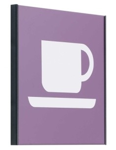 PICTOGRAMA MURAL 12x12 CAFETERIA