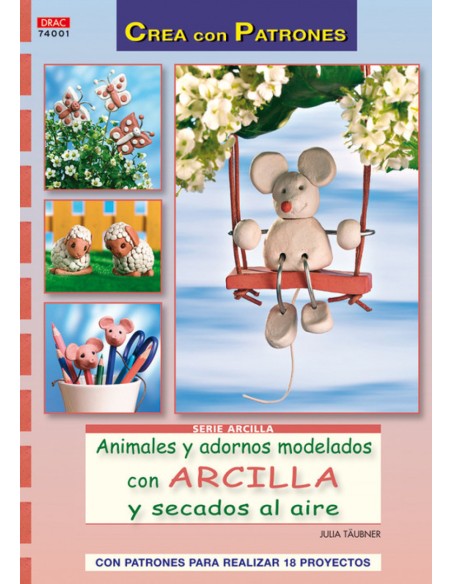 Animales y adornos modelados con arcilla