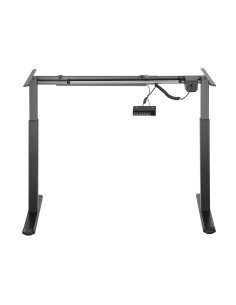 Bastidor De Escritorio Motorizado, Altura Ajustable Con Panel De Control, 80kg, Negro