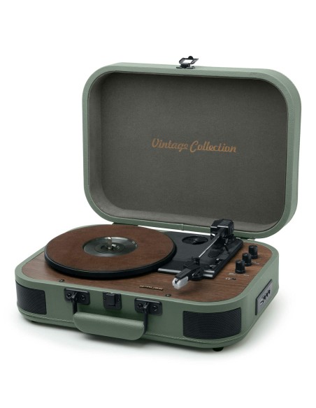 MT-207 PGR tocadisco Tocadiscos de tracción directa Verde Automático