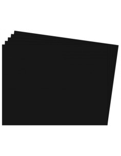 PAQ 25 CARTULINA FIXO 50X65 180G NEGRO