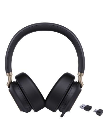 BH76 Plus Teams USB-C/A Auriculares Inalámbrico Diadema Llamadas/Música USB Type-C / USB Type-A Bluetooth Negro