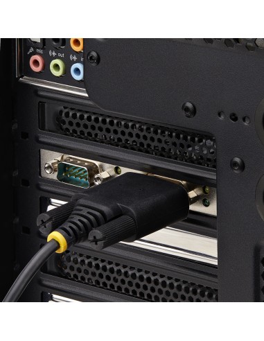 Tarjeta Serie PCIe de 2 Puertos - Tarjeta Serial PCI Express de 2 Puertos DB9 RS232/RS422/RS485 -Incluye Brackets de Perfil Baj