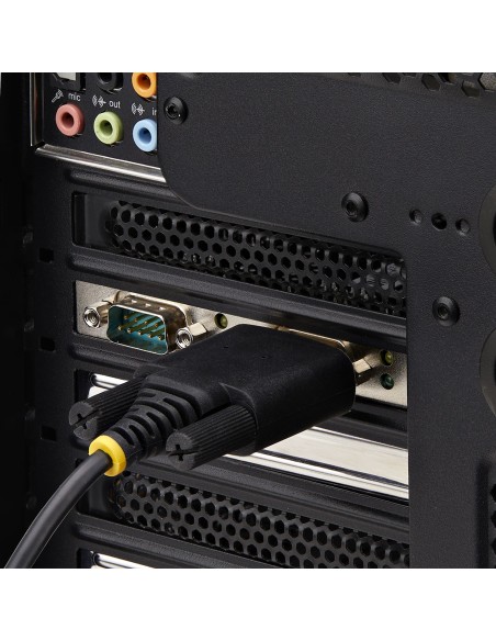 Tarjeta Serie PCIe de 2 Puertos - Tarjeta Serial PCI Express de 2 Puertos DB9 RS232/RS422/RS485 -Incluye Brackets de Perfil Baj