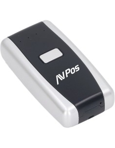 AVP-BT01-2D lector de código de barras Lector de códigos de barras manos libres 1D/2D CMOS Negro, Gris claro