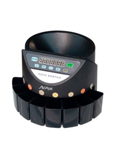 AVP-CCM6 contador de dinero Contador de monedas Negro