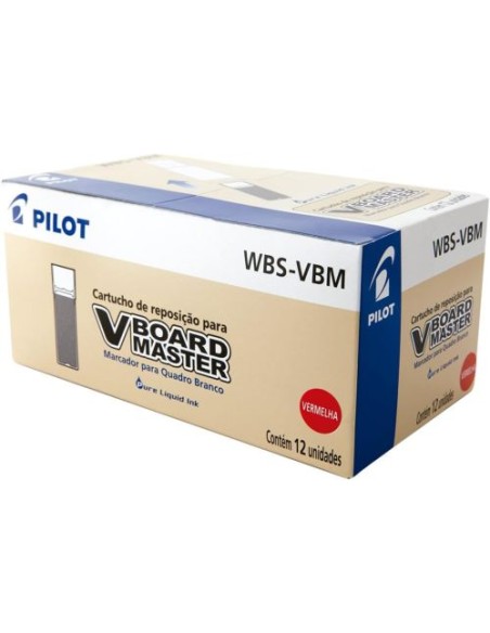 C 12 RECAMBIO CARTUCHO TINTA ROJO VBOARD MASTER