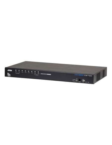 CS1798 interruptor KVM Montaje en rack Negro