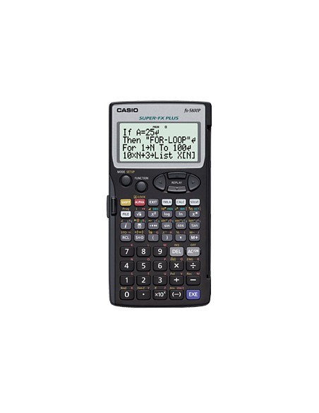 FX-5800P calculadora Bolsillo Calculadora científica Negro