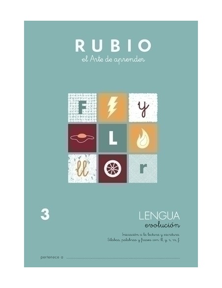 CUADERNO RUBIO A4 LENGUA EVOLUCION 3 - Pack de 10 unidades