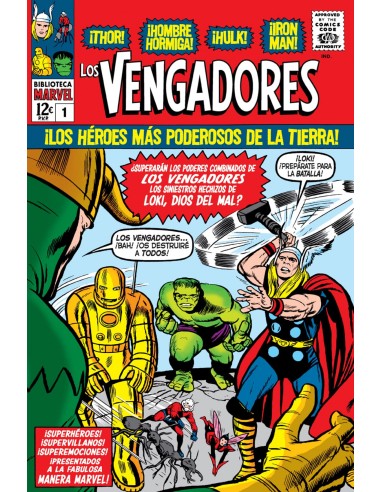 BIBLIOTECA MARVEL 12 LOS VENGADORES 01