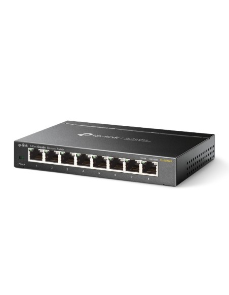 Omada TL-SG108S switch No administrado Gigabit Ethernet (10/100/1000) Negro