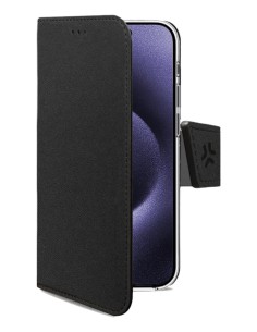 WALLY1081 funda para teléfono móvil 17,5 cm (6.9") Funda cartera Negro