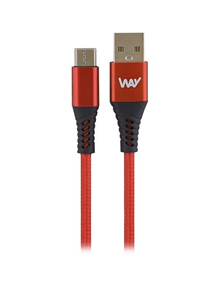 WTCUSB02RD cable USB 2 m USB C USB A Rojo