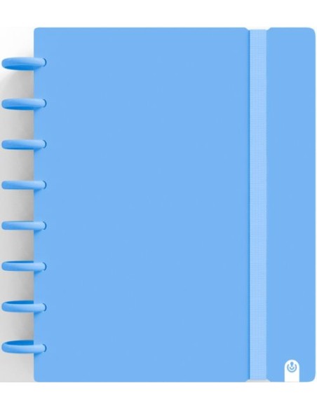 CUADERNO INGENIOX A5 80H CUADRICULA AZUL PASTEL CUADERNO INGENIOX A5 80H CUADRICULA AZUL PASTEL