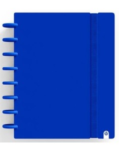 CUADERNO INGENIOX A5 80H HORIZONTAL AZUL OSCURO