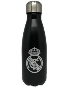 BOTELLA ACERO REAL MADRID 550ML COLOR NEGRA
