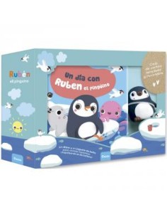 Libro de bano Un dia con Ruben el pinguino Ecologico