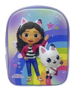 MOCHILA 30CM GABBYS DOLLHOUSE EVA 3D UP