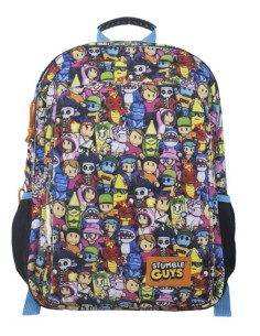Mochila escolar adaptable a trolley stumble guys 42x30x125cm