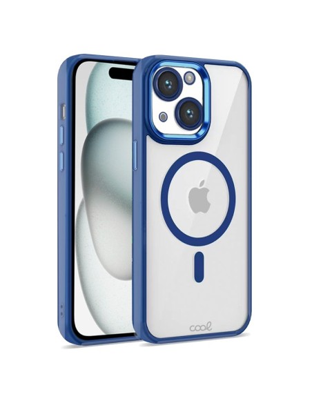 COOL funda para teléfono móvil 15,5 cm (6.1") Azul, Transparente
