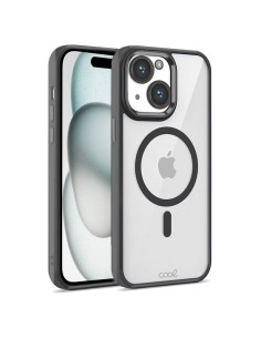 COOL funda para teléfono móvil 15,5 cm (6.1") Negro, Transparente