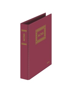 09922 carpeta de cartón A4 Borgoña