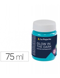 PINTURA FOSFORESCENTE AZUL. 75ML LA PAJARITA 152716