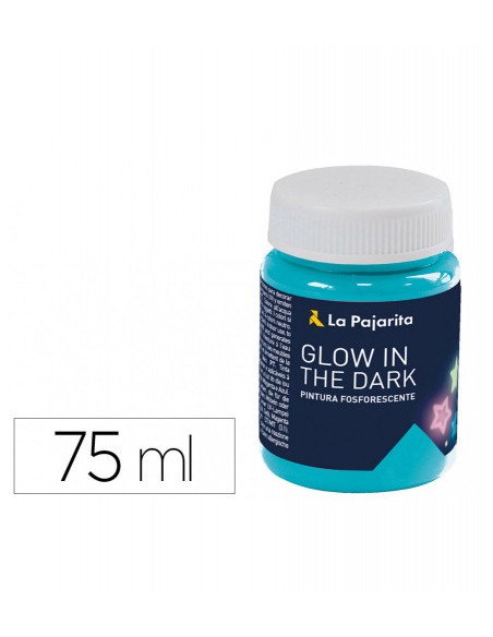 PINTURA FOSFORESCENTE AZUL. 75ML LA PAJARITA 152716