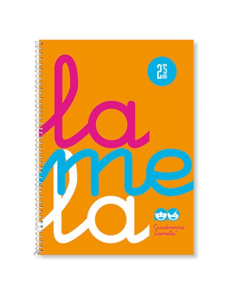 CUADERNO CUARTO FLÚOR POLIPROPILENO RAYADO 3 MM.COLORES SURTIDOS LAMELA 7CTP003S