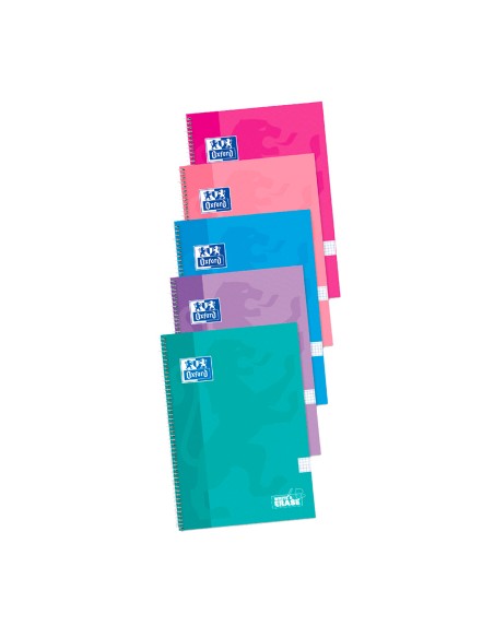 400121815 cuaderno y block A4 80 hojas Fucsia, Mauve, Color menta, Rosa, Turquesa