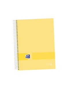 400149497 cuaderno y block A4+ 120 hojas Gris, Color menta, Rosa, Amarillo - Pack de 5 unidades - 400149497
