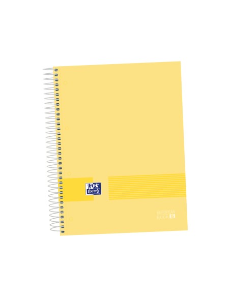400149497 cuaderno y block A4+ 120 hojas Gris, Color menta, Rosa, Amarillo - Pack de 5 unidades - 400149497