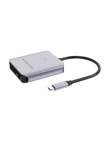 BIAN09G lector de tarjeta USB 3.2 Gen 2 Type-C Gris